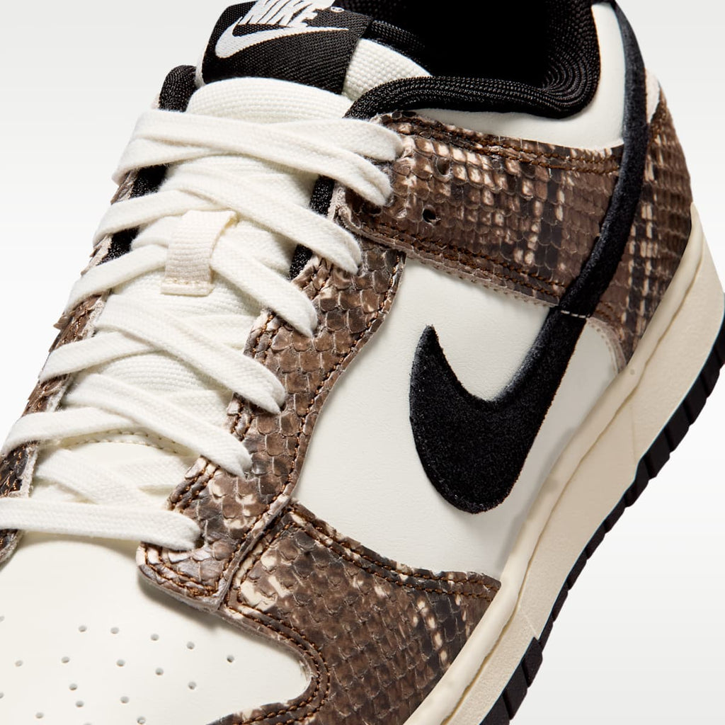Nike Dunk Low Retro Men's Shoes - Soft Pearl/Mosswood Brown/Sail/Black - Image 7