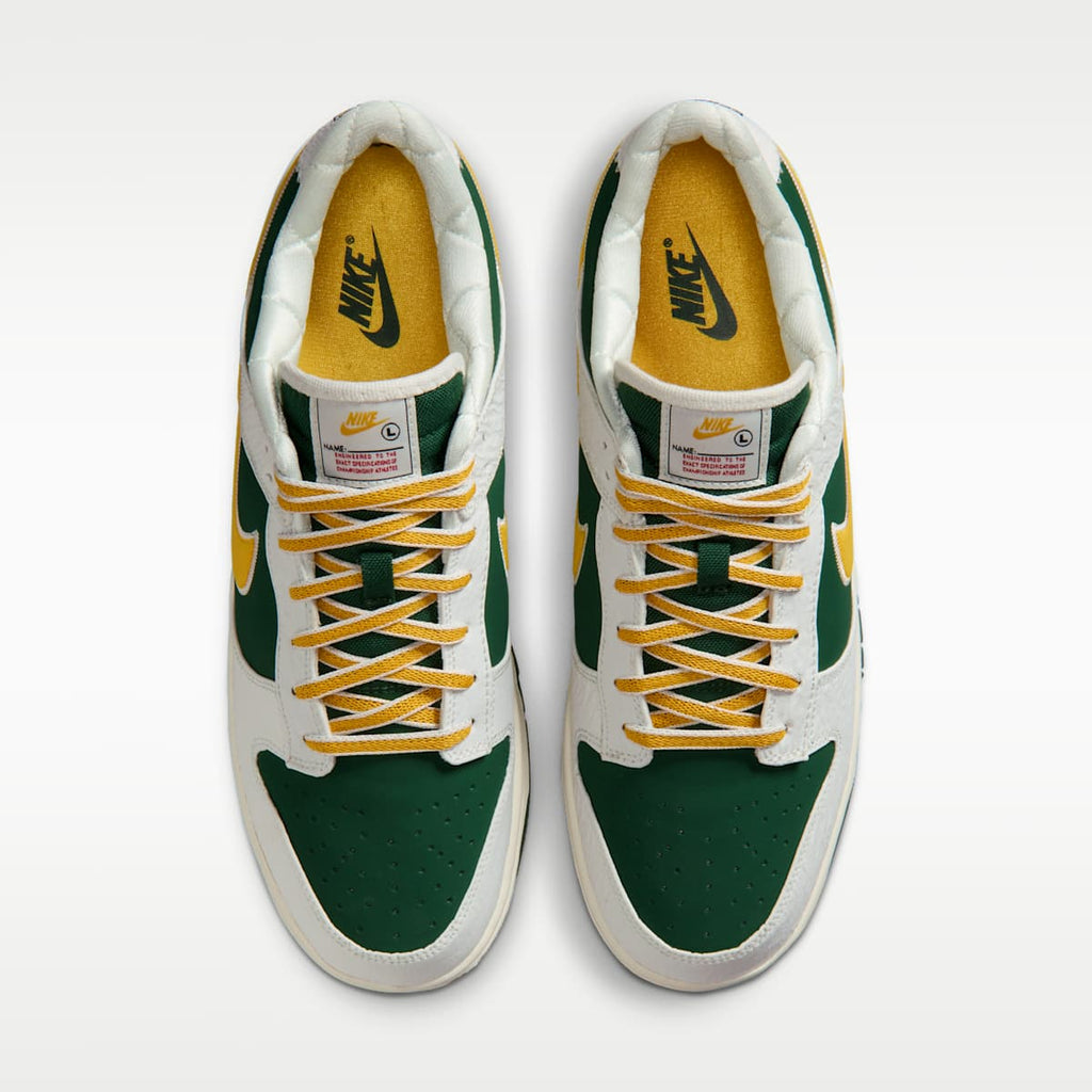 Nike Dunk Low Retro Men's Shoes - Sail/Fir/University Red/University Gold - Image 4