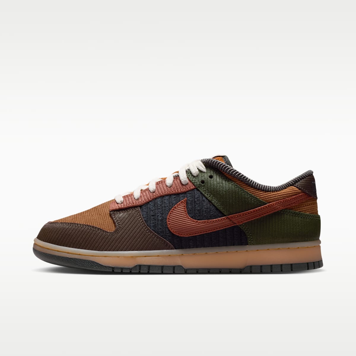 Nike Dunk Low Retro Premium Men's Shoes - Light British Tan/Cargo Khaki/Baroque Brown/Cinnamon - Image 1