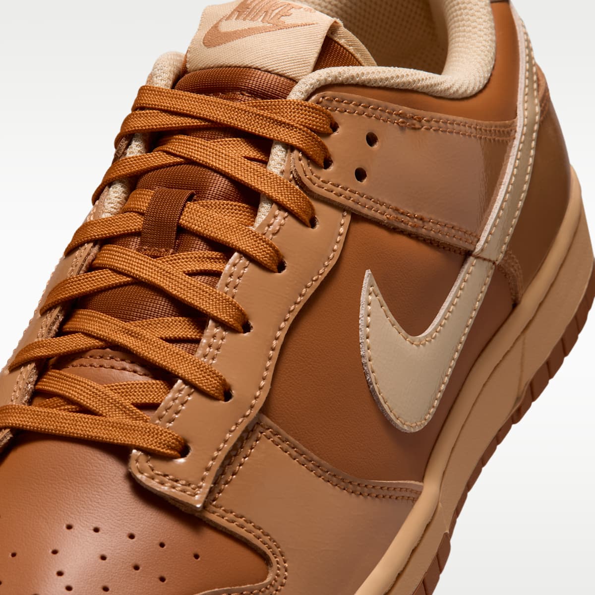 Nike Dunk Low Retro Men's Shoes - Tawny/Flax/Twine/Sesame - Image 7