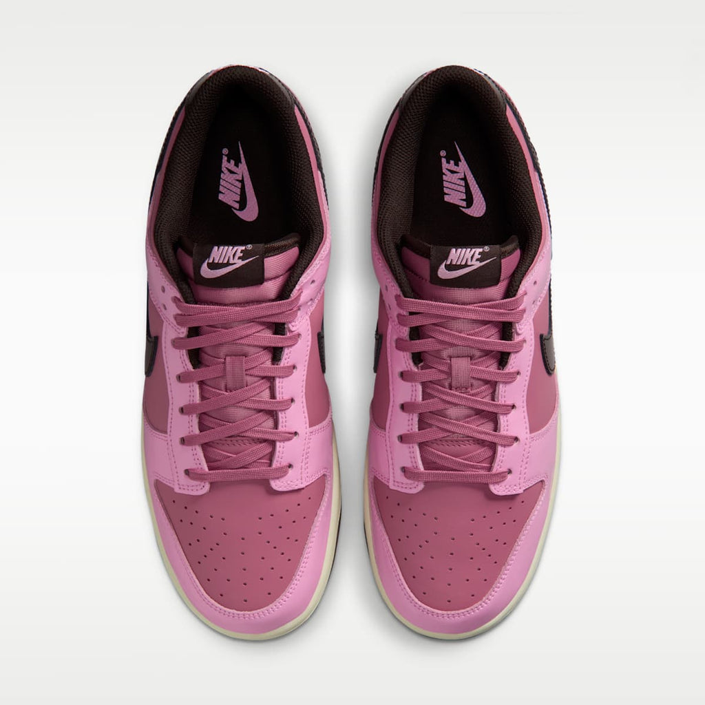 Nike Dunk Low Retro Men's Shoes - Pink Rise/Elemental Pink/Beach/Velvet Brown - Image 4