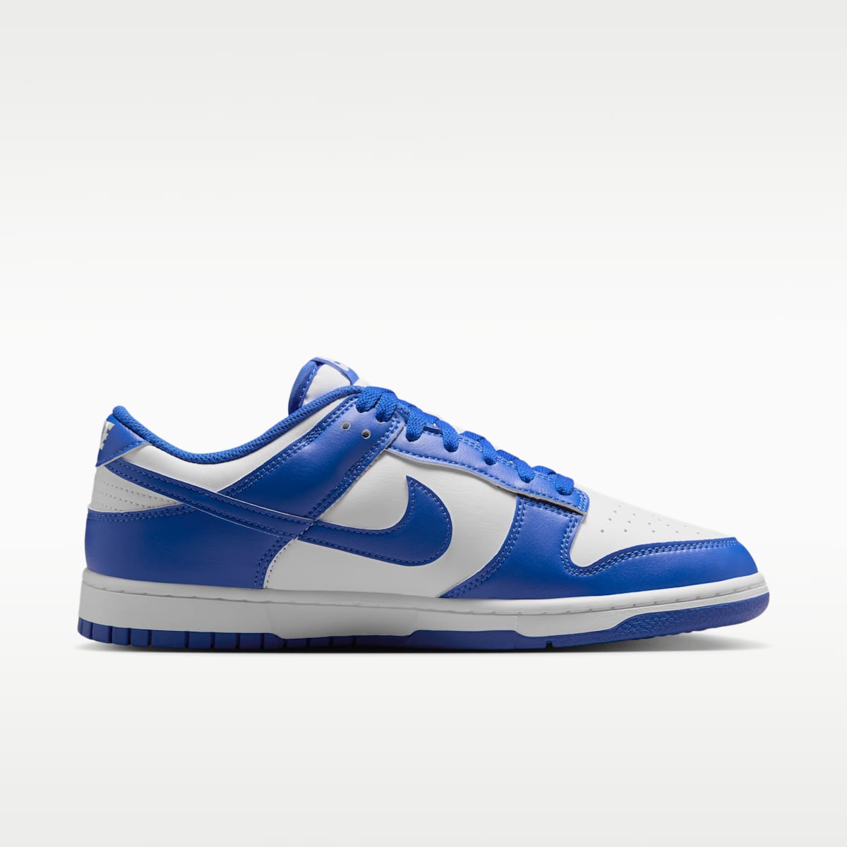 Nike Dunk Low Retro Men's Shoes - White/Hyper Royal - Image 3