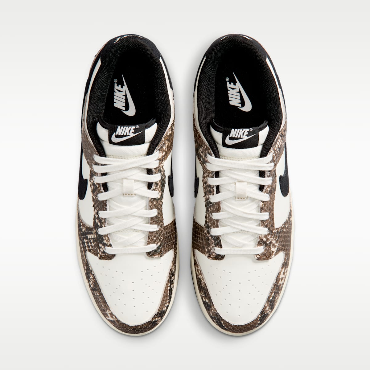 Nike Dunk Low Retro Men's Shoes - Soft Pearl/Mosswood Brown/Sail/Black - Image 4