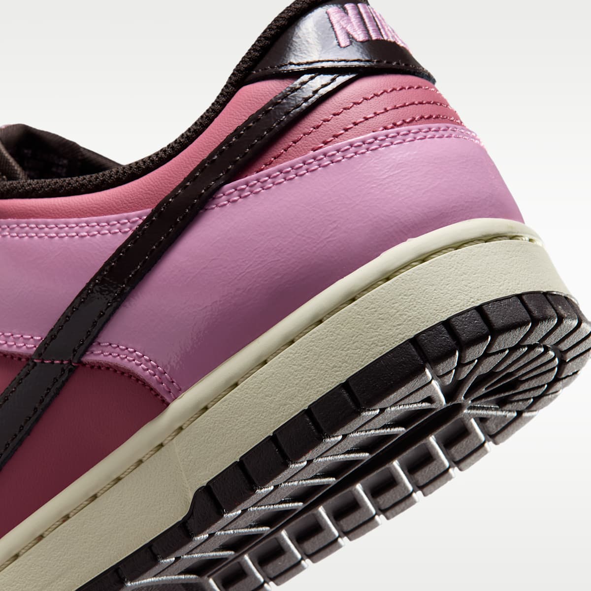 Nike Dunk Low Retro Men's Shoes - Pink Rise/Elemental Pink/Beach/Velvet Brown - Image 8