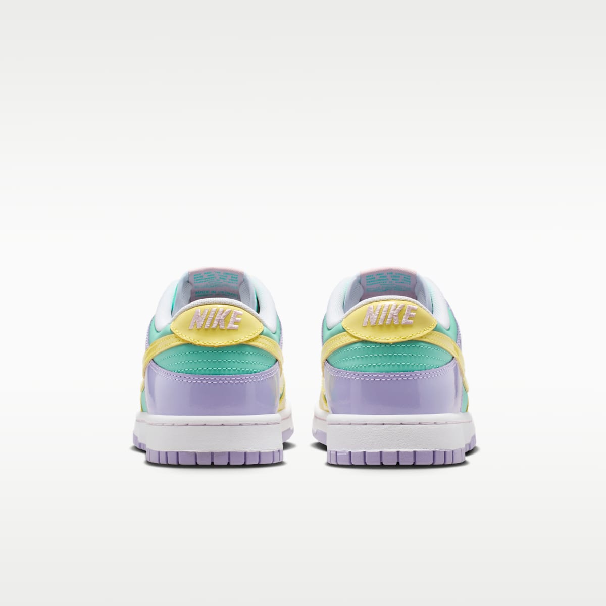 Nike Dunk Low Retro Men's Shoes - Emerald Rise/Hydrangeas/White/Yellow Pulse - Image 6