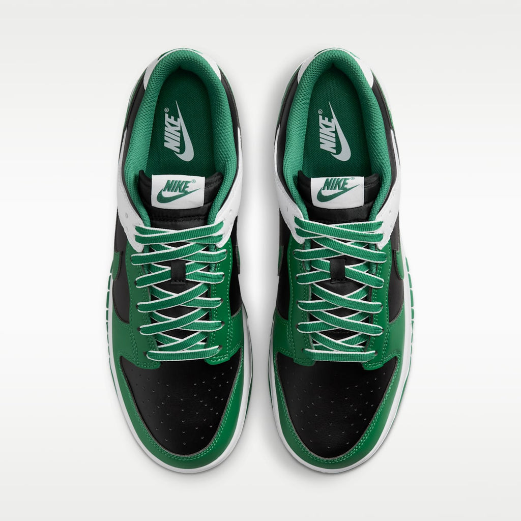 Nike Dunk Low Retro Men's Shoes - Black/White/Clover - Image 4