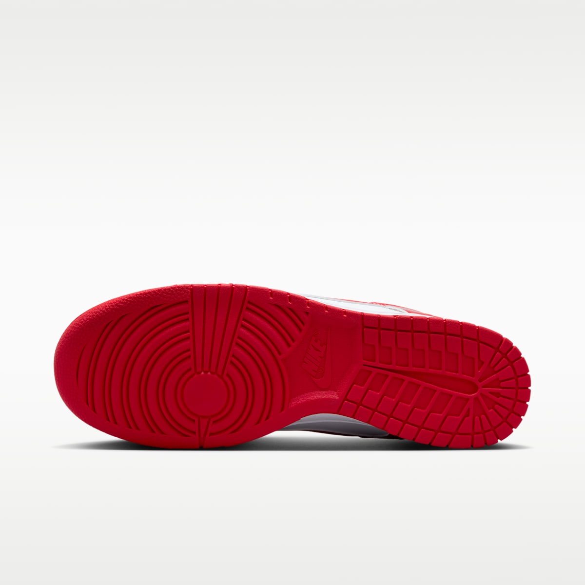 Nike Dunk Low Retro Men's Shoes - White/White/University Red - Image 2