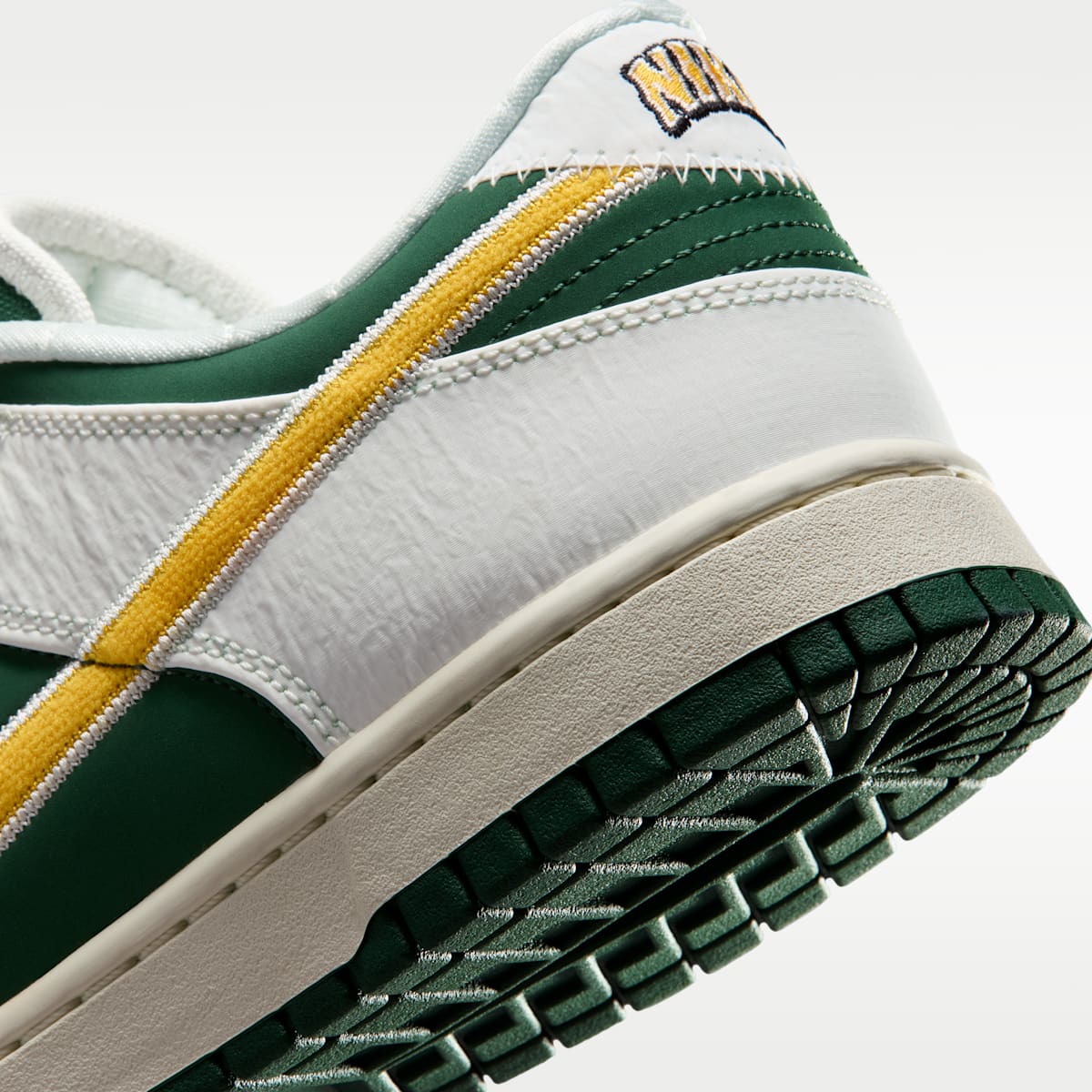 Nike Dunk Low Retro Men's Shoes - Sail/Fir/University Red/University Gold - Image 8