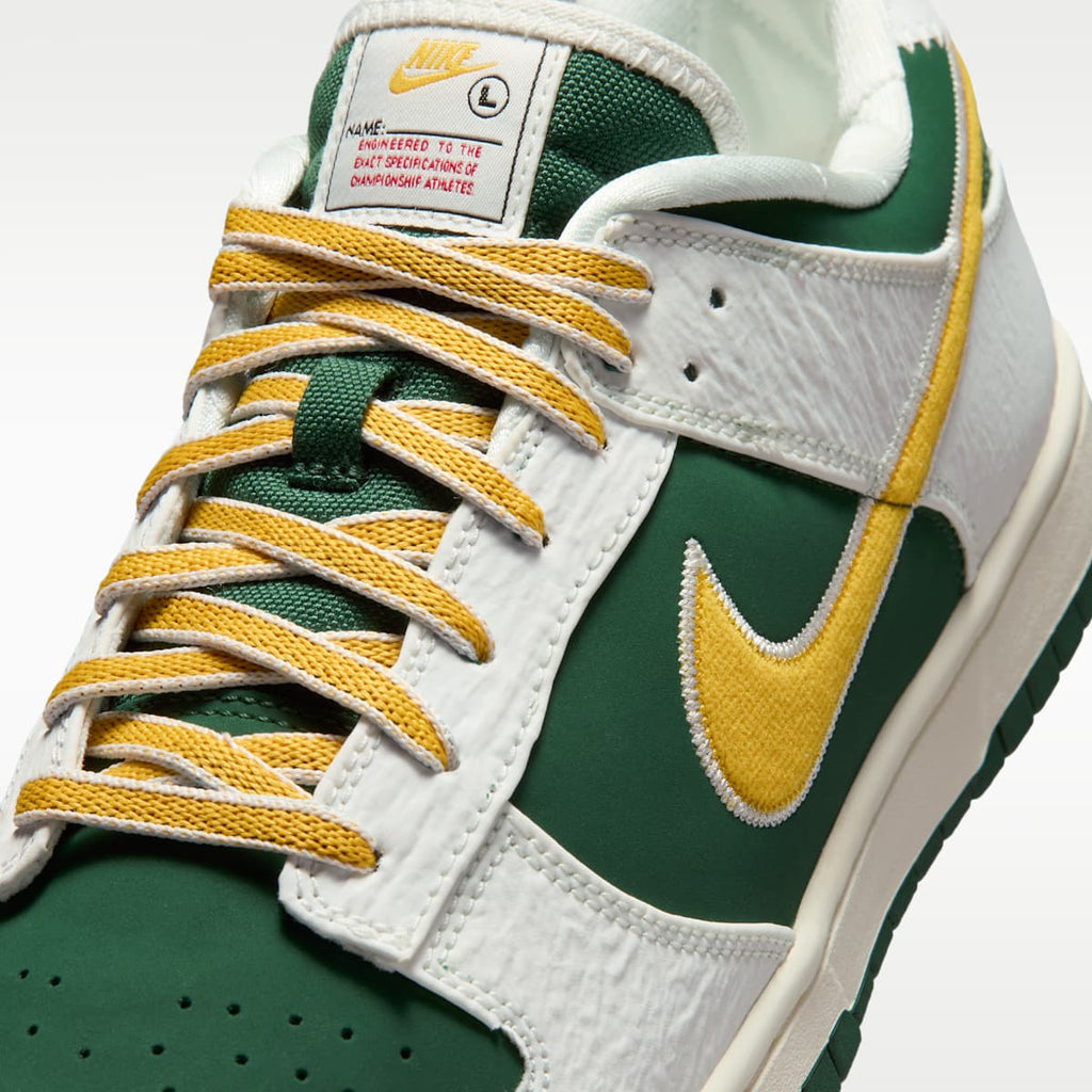 Nike Dunk Low Retro Men's Shoes - Sail/Fir/University Red/University Gold - Image 7