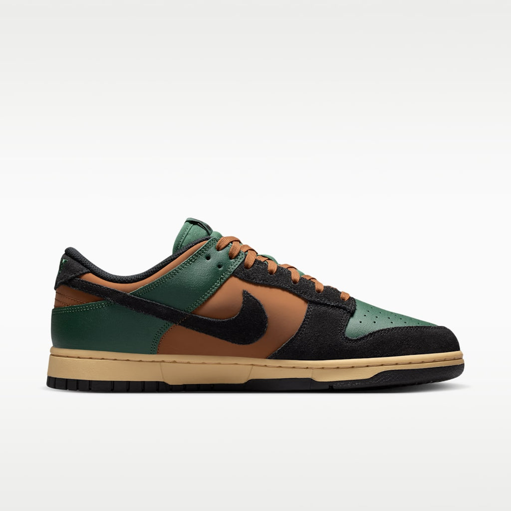 Nike Dunk Low Retro Men's Shoes - Fir/Light British Tan/Sesame/Black - Image 3