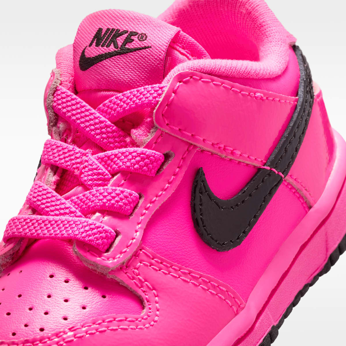 Nike Dunk Low SE Baby/Toddler Shoes - Pink Blast/Pink Blast/Black