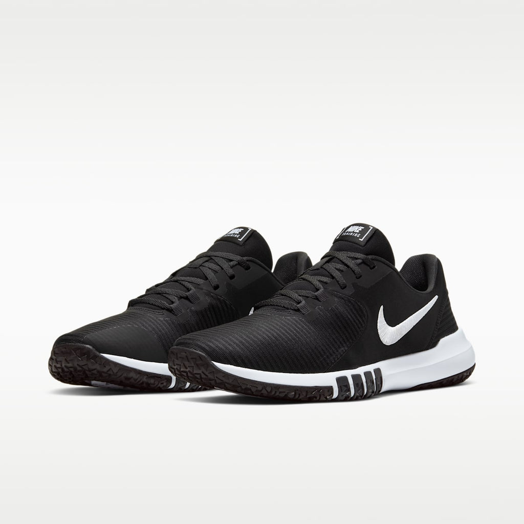 Nike Flex Control 4 Men's Workout Shoes - Black/Dark Smoke Grey/Smoke Grey/White - Image 5