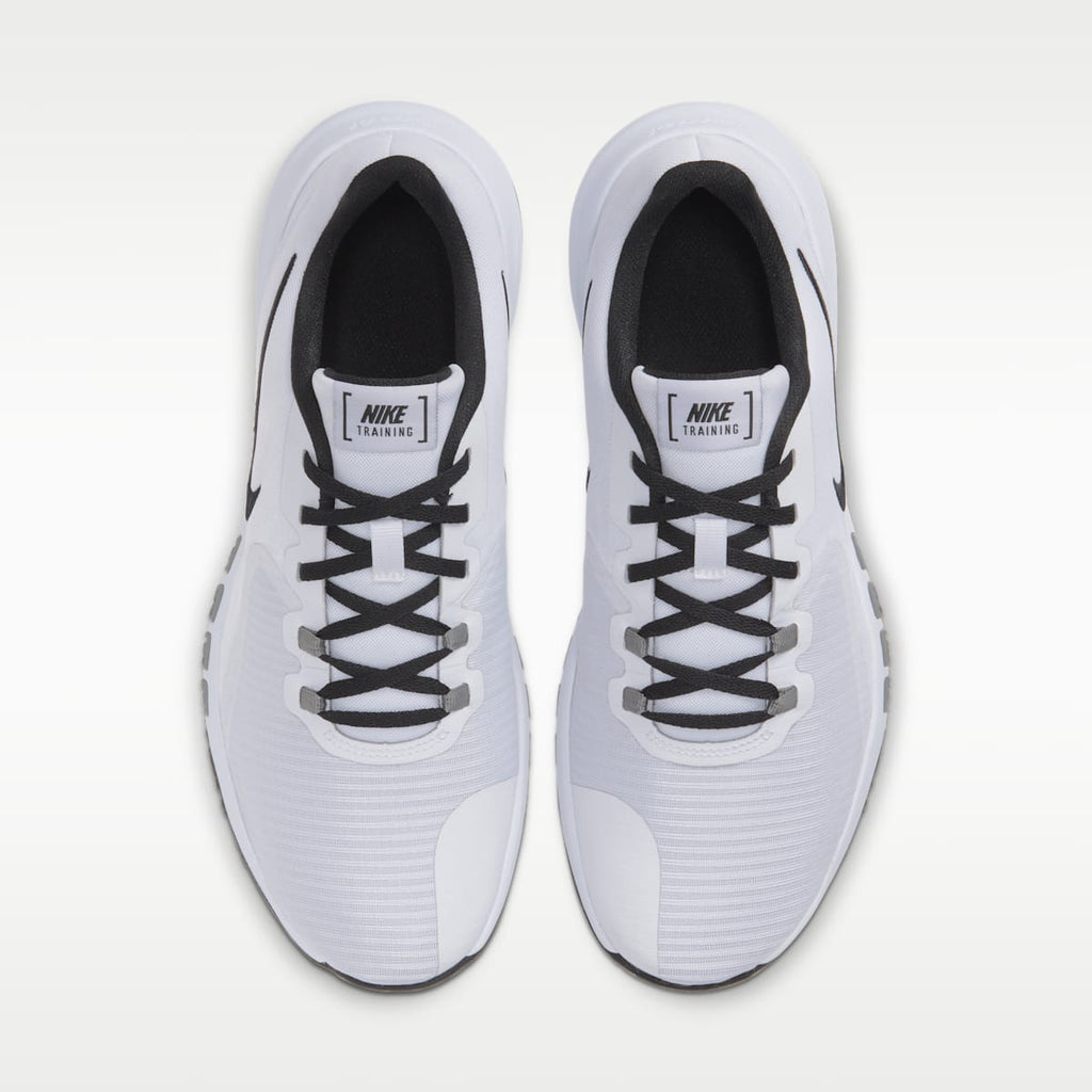 Nike Flex Control 4 Men's Workout Shoes - White/Smoke Grey/Black - Image 4