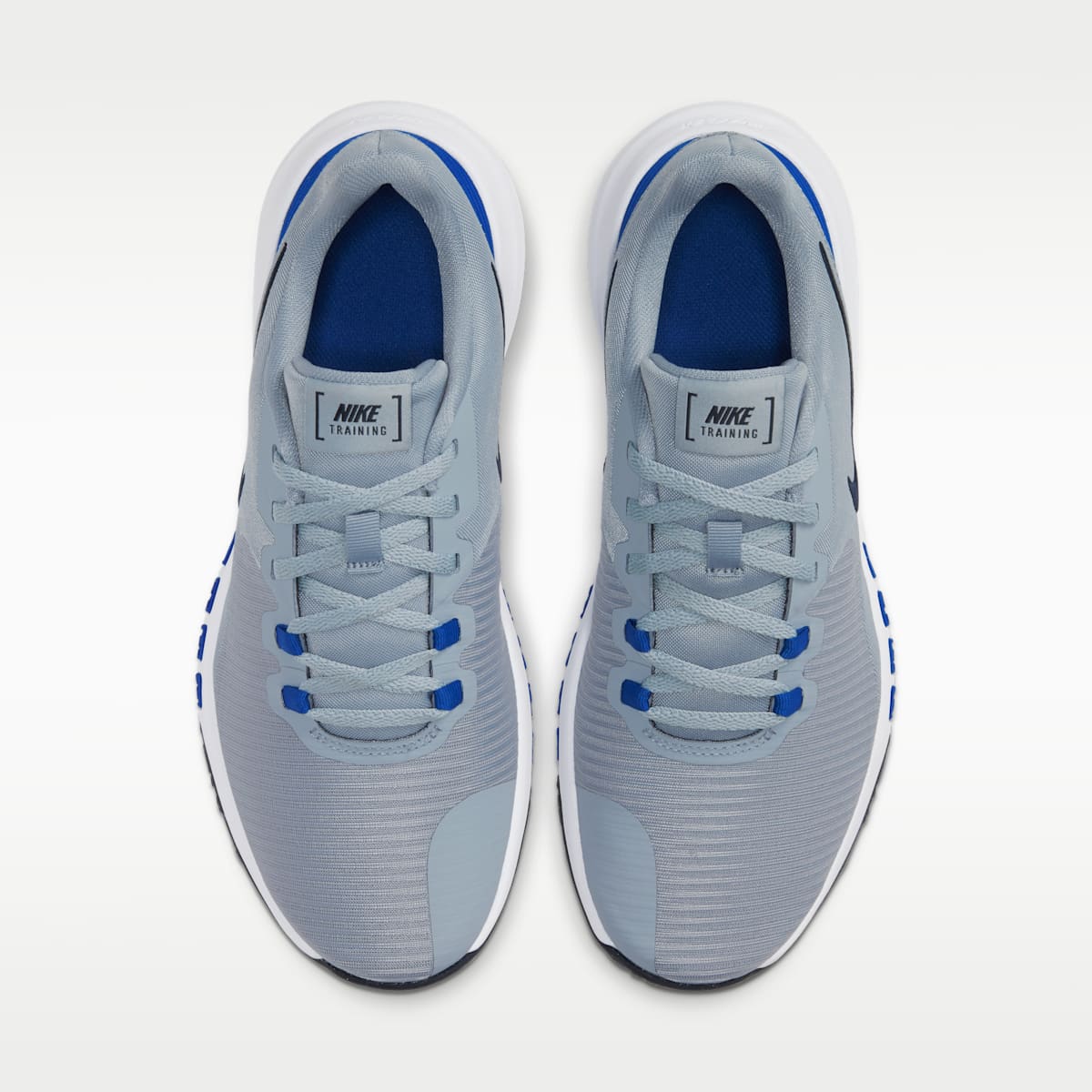 Nike Flex Control 4 Men's Workout Shoes - Obsidian Mist/Game Royal/White/Dark Obsidian - Image 4