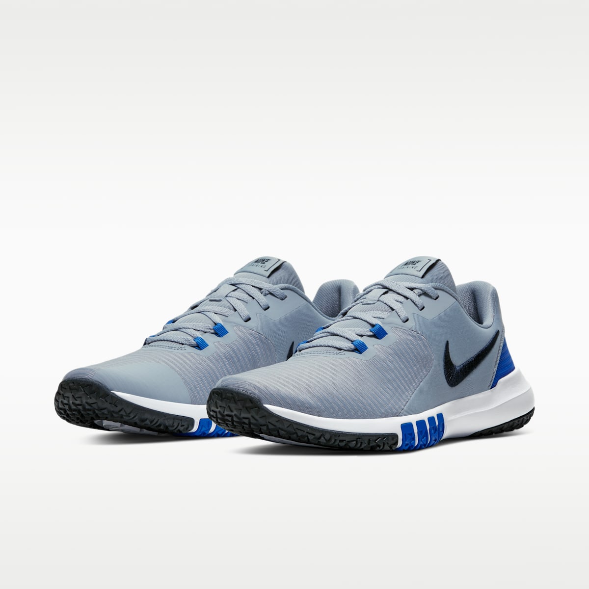Nike Flex Control 4 Men's Workout Shoes - Obsidian Mist/Game Royal/White/Dark Obsidian - Image 5