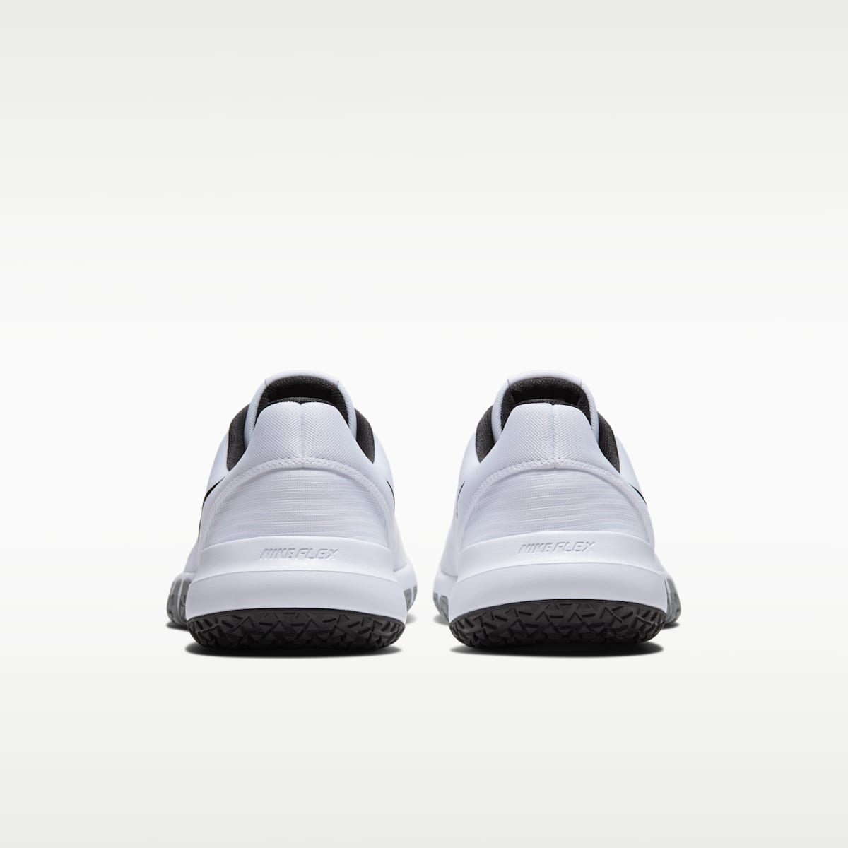 Nike Flex Control 4 Men's Workout Shoes - White/Smoke Grey/Black - Image 6