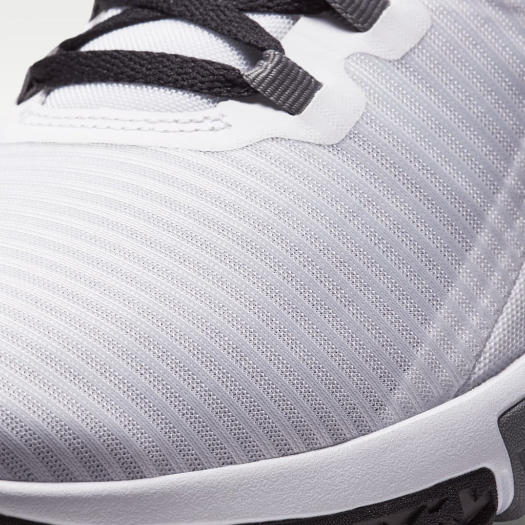 Nike Flex Control 4 Men's Workout Shoes - White/Smoke Grey/Black - Image 7