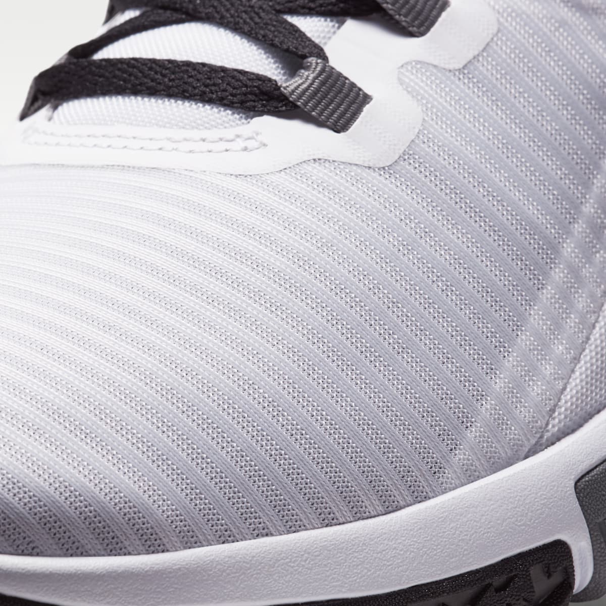 Nike Flex Control 4 Men's Workout Shoes - White/Smoke Grey/Black - Image 7