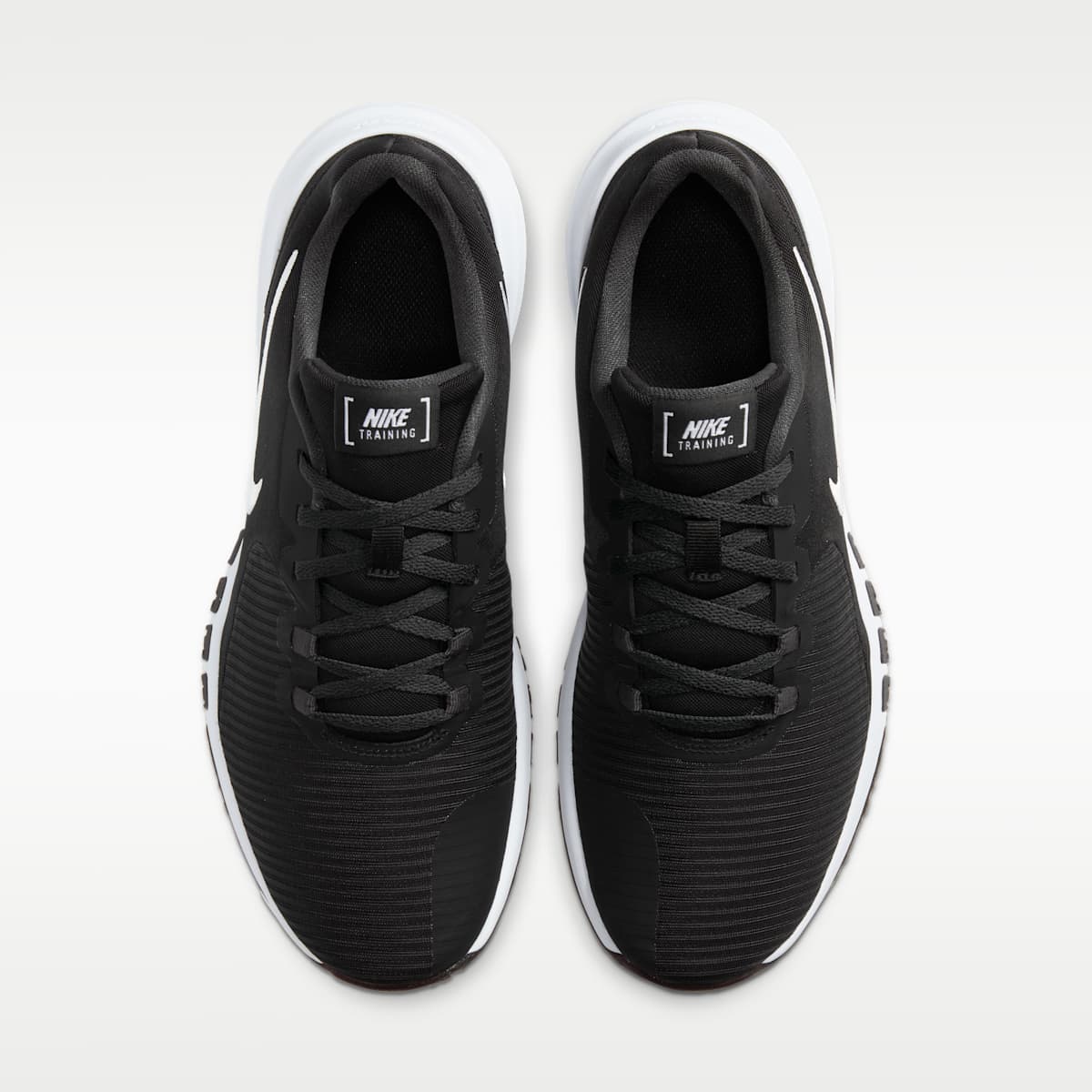 Nike Flex Control 4 Men's Workout Shoes - Black/Dark Smoke Grey/Smoke Grey/White - Image 4
