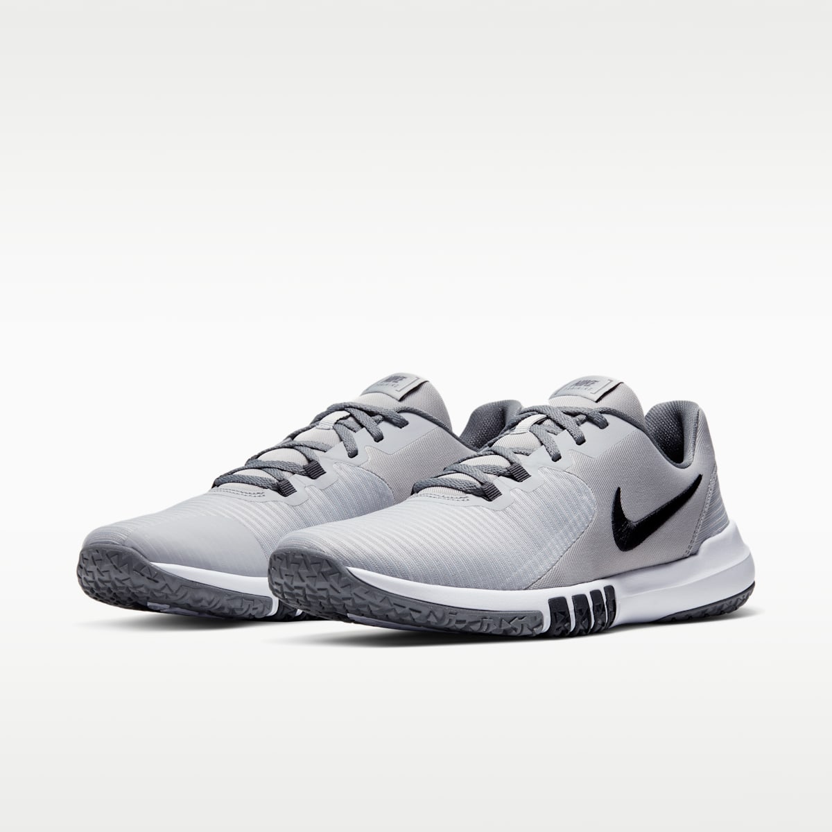 Nike Flex Control 4 Men's Workout Shoes - Light Smoke Grey/Smoke Grey/Dark Smoke Grey/Black - Image 5