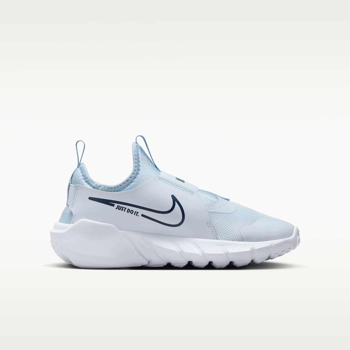 Nike Flex Runner 2 Big Kids' Road Running Shoes - Football Grey/Light Armory Blue/White/Midnight Navy
