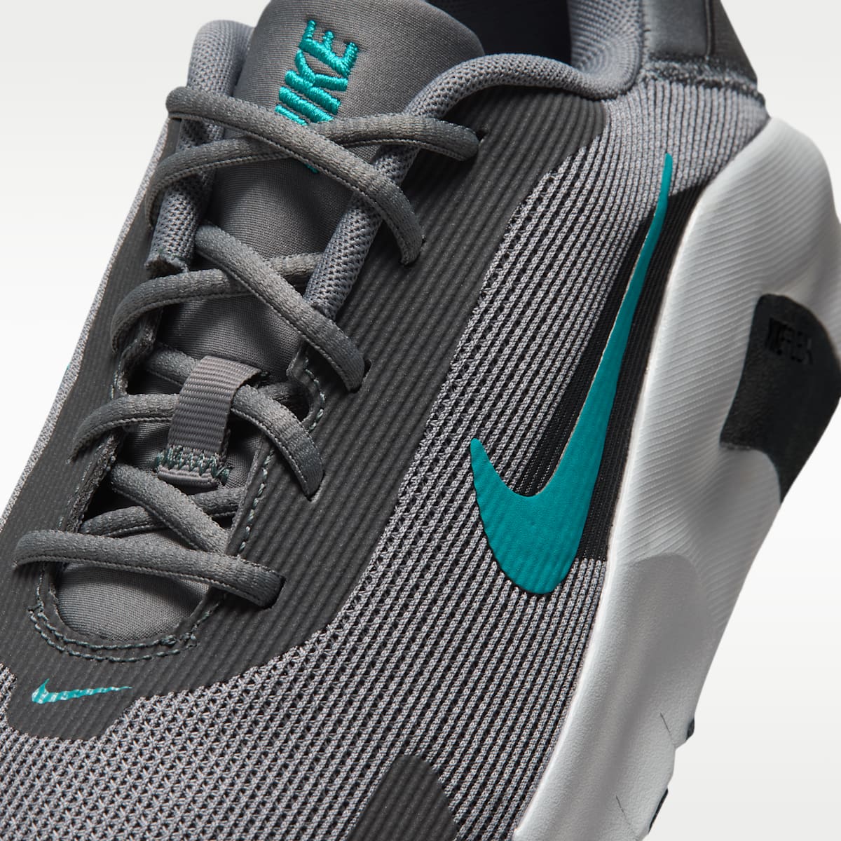 Nike Flex Train Men's Workout Shoes - Smoke Grey/Anthracite/Light Smoke Grey/Energy - Image 7