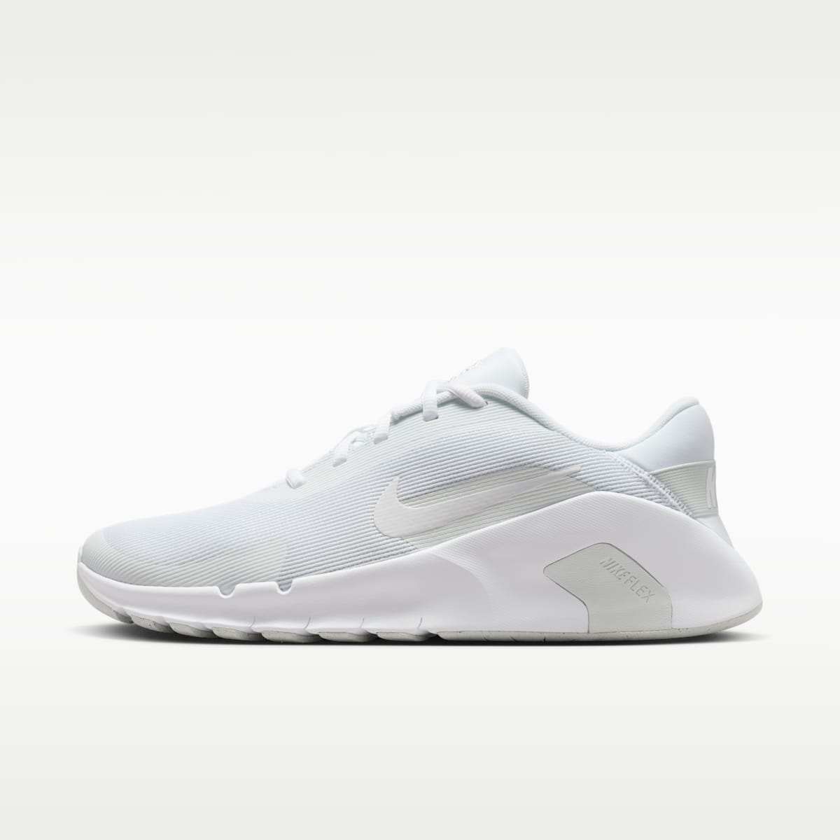 Nike Flex Train Men's Workout Shoes - White/Photon Dust/White - Image 1