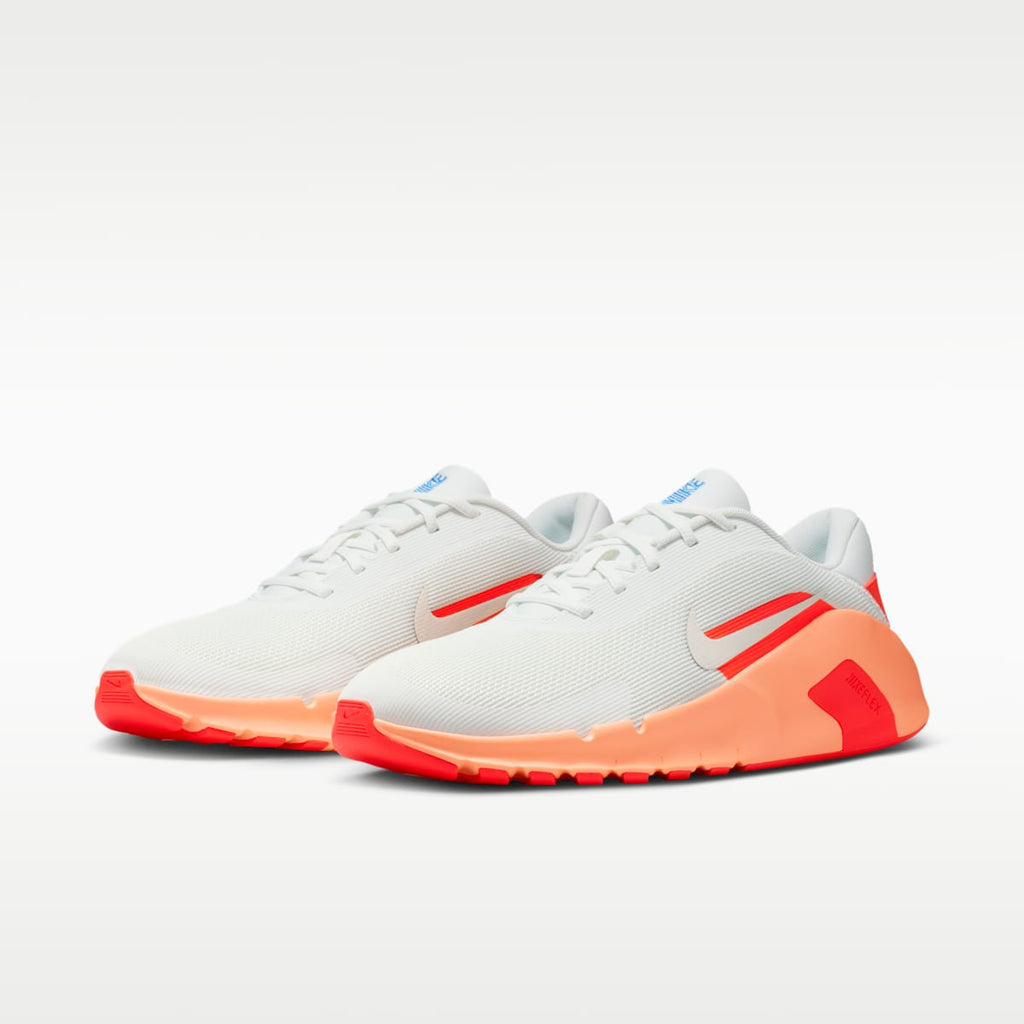 Nike Flex Train Men's Workout Shoes - Summit White/Orange Pulse/Hot Lava/Phantom - Image 5