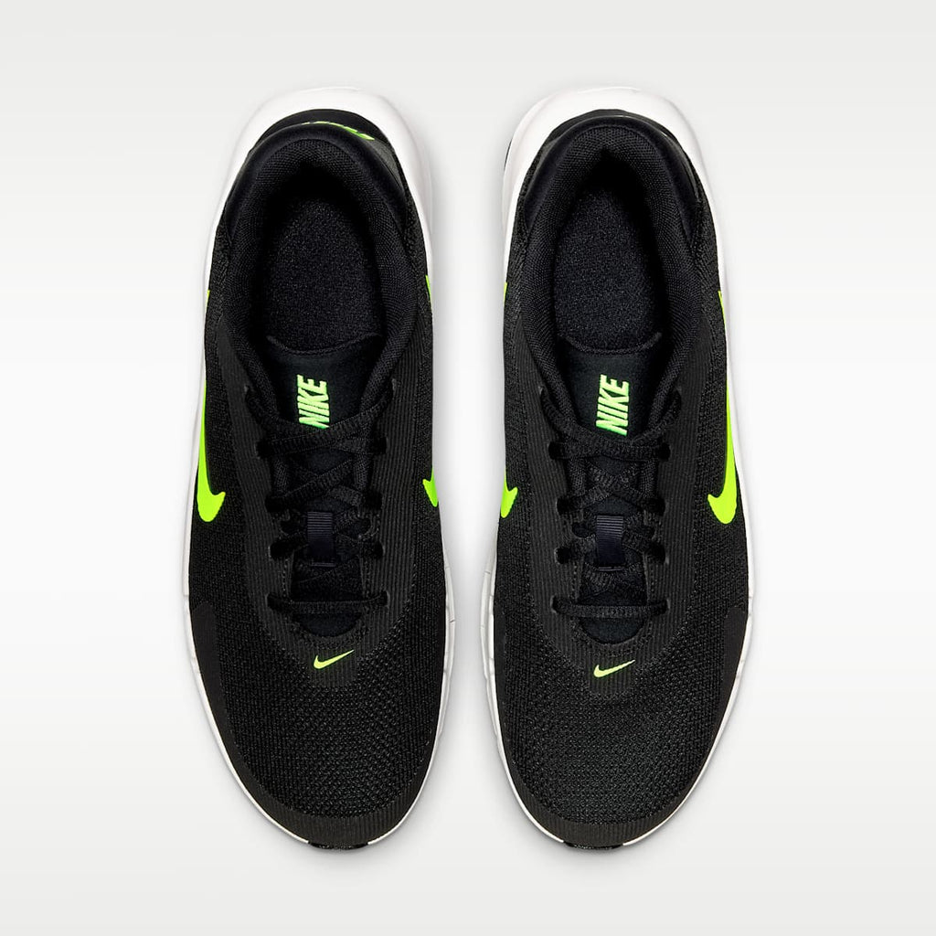 Nike Flex Train Men's Workout Shoes - Black/Dark Smoke Grey/Summit White/Volt Ice - Image 4