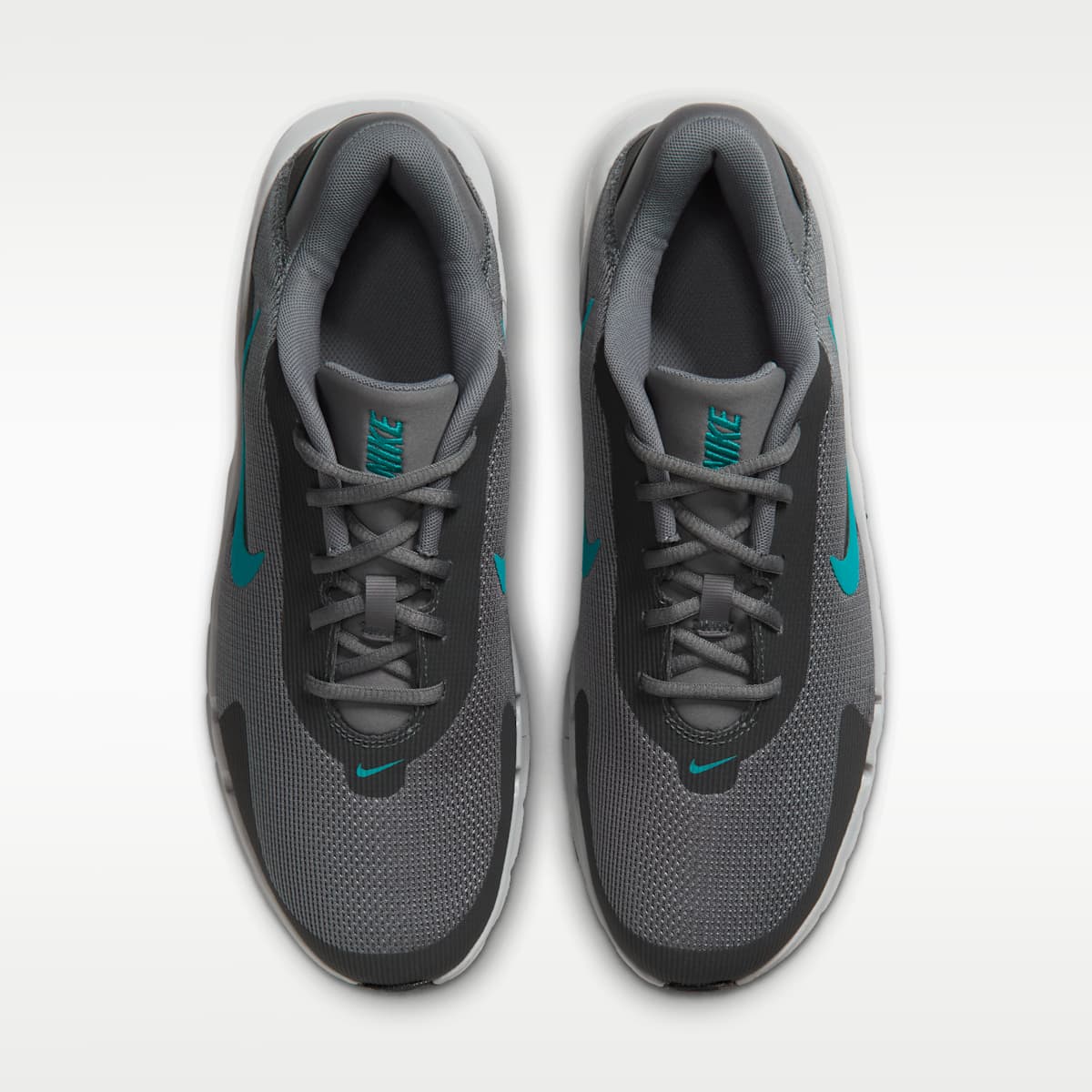 Nike Flex Train Men's Workout Shoes - Smoke Grey/Anthracite/Light Smoke Grey/Energy - Image 4