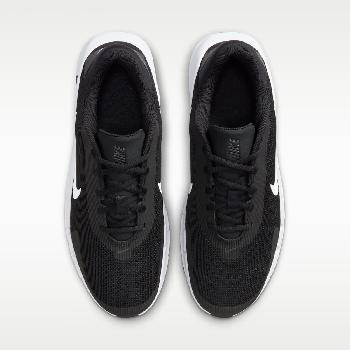 Nike Flex Train Men's Workout Shoes - Black/Anthracite/White - Image 4