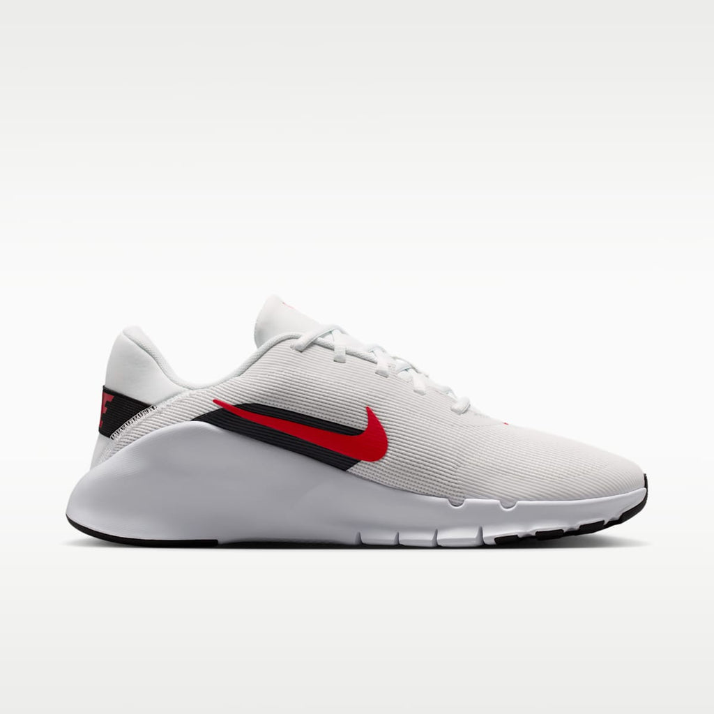 Nike Flex Train Men's Workout Shoes - Off White/White/Black/University Red - Image 3