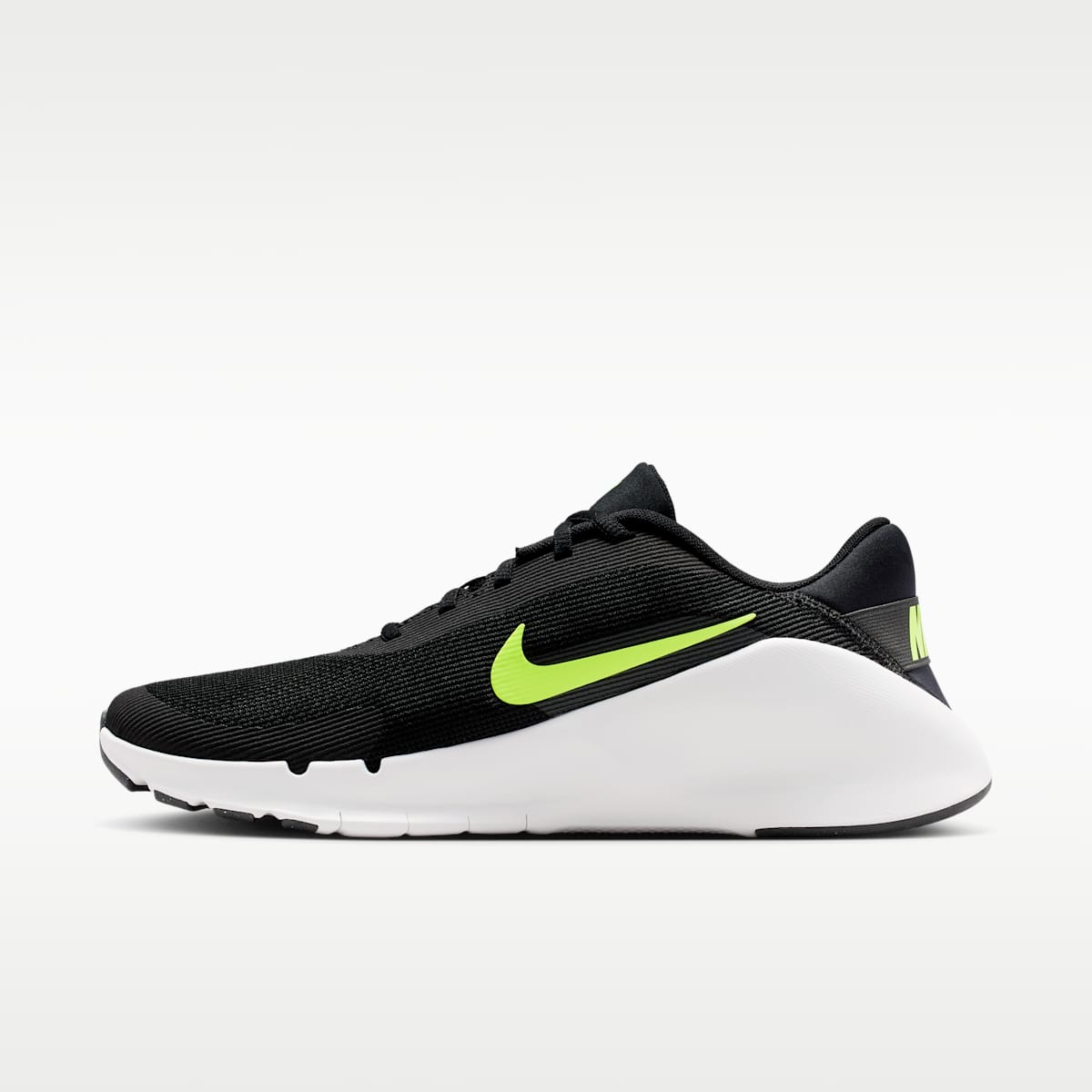 Nike Flex Train Men's Workout Shoes - Black/Dark Smoke Grey/Summit White/Volt Ice - Image 1