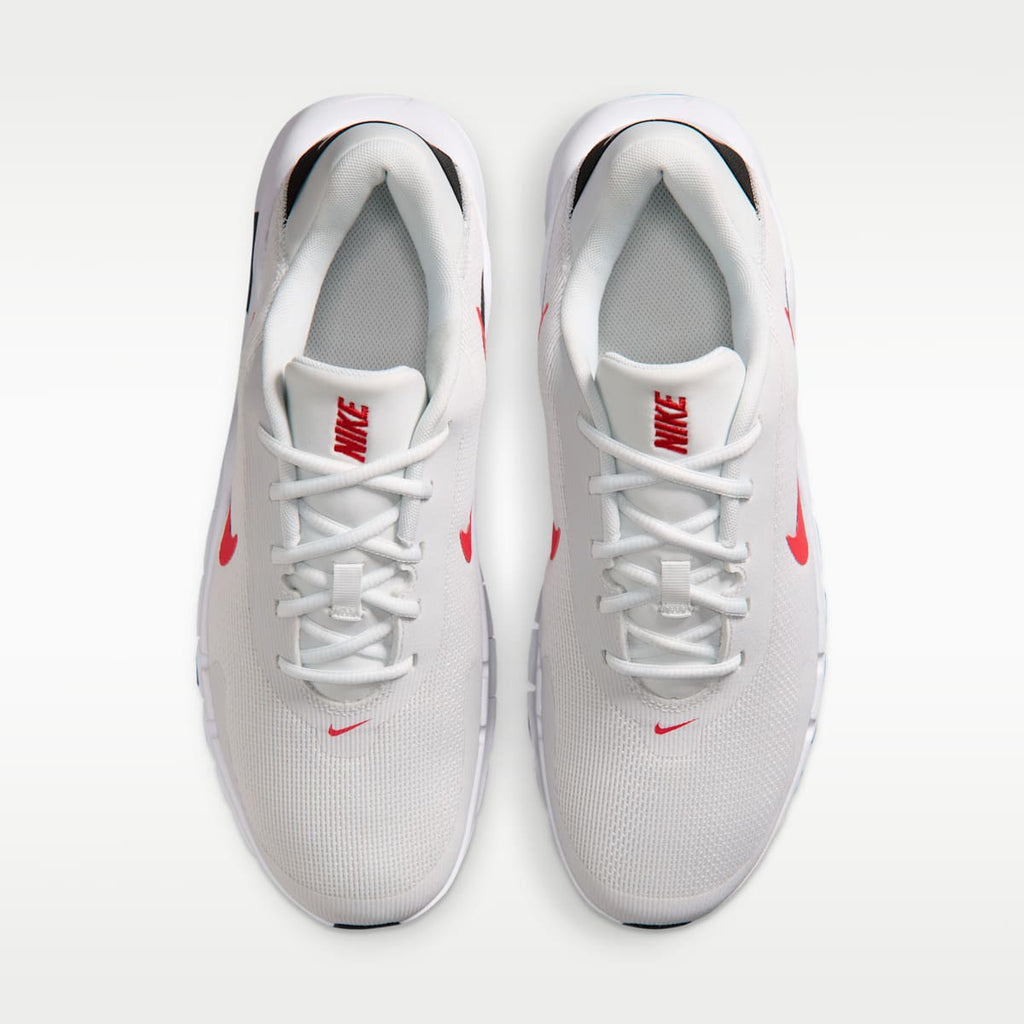 Nike Flex Train Men's Workout Shoes - Off White/White/Black/University Red - Image 4