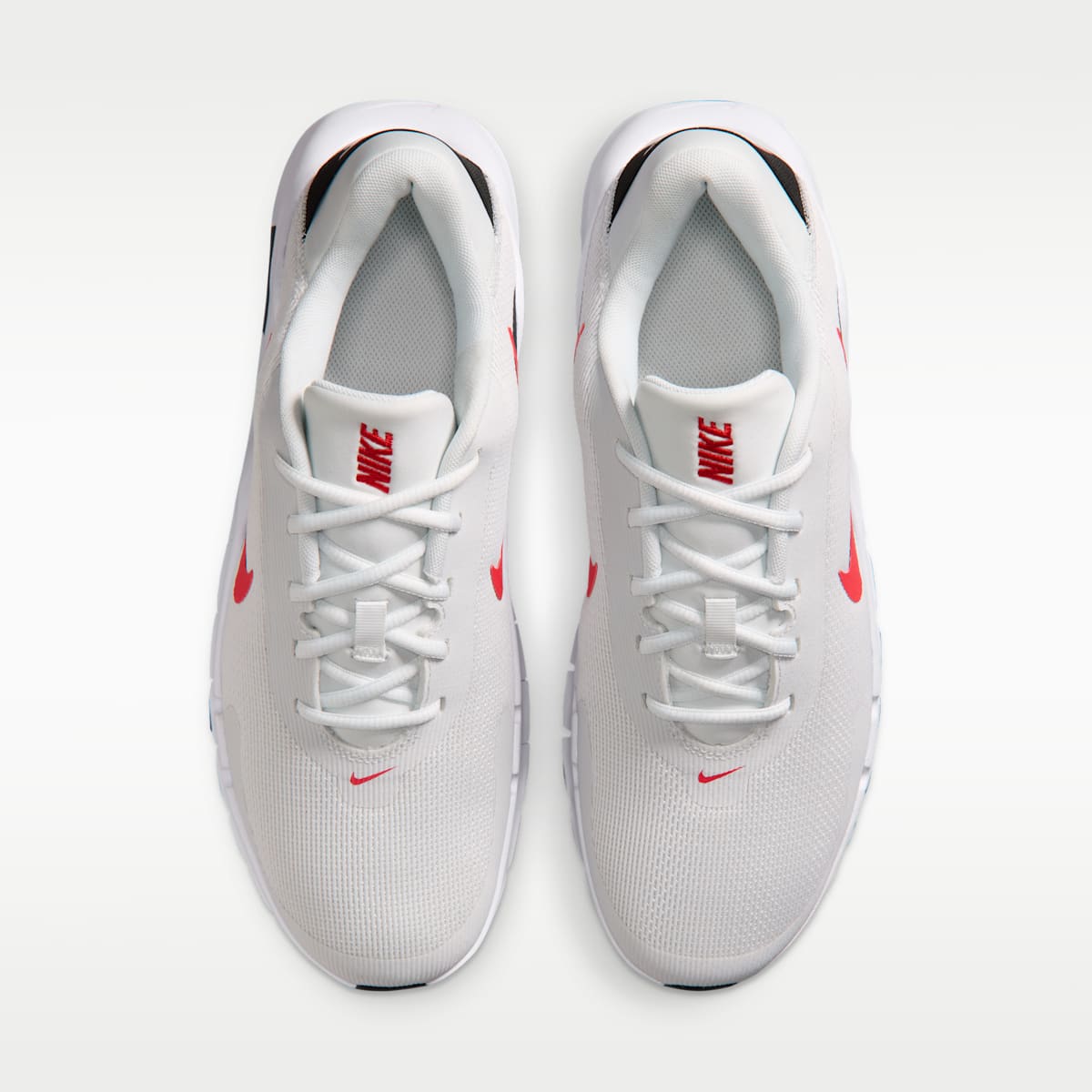 Nike Flex Train Men's Workout Shoes - Off White/White/Black/University Red - Image 4