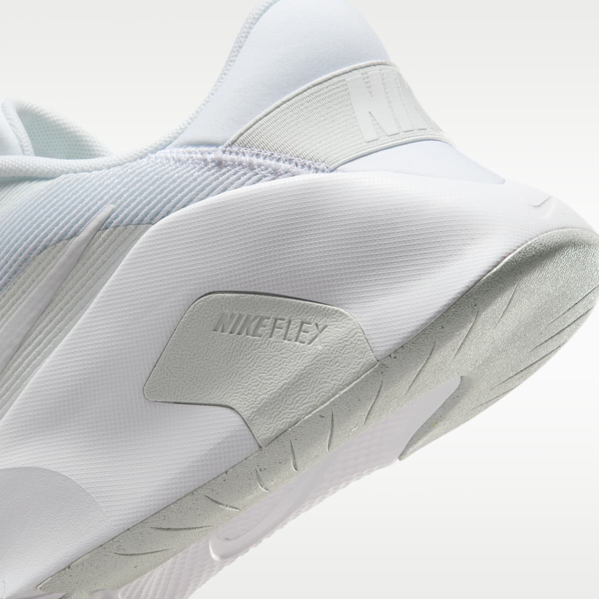Nike Flex Train Men's Workout Shoes - White/Photon Dust/White - Image 8