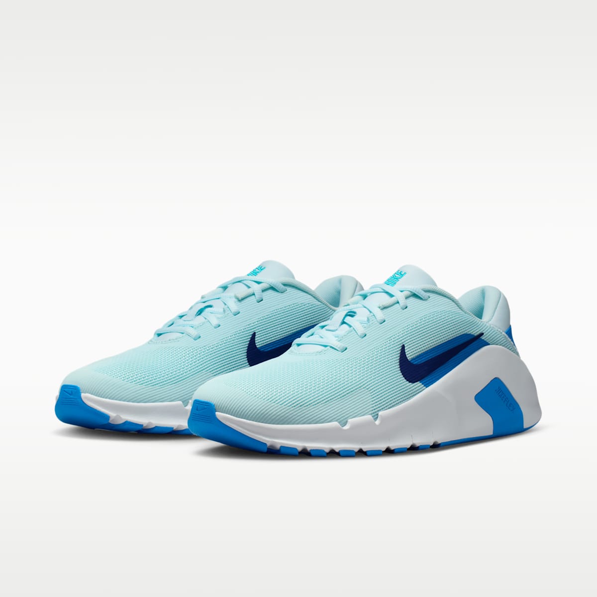 Nike Flex Train Men's Workout Shoes - Glacier Blue/Photo Blue/Off White/Deep Royal Blue - Image 5