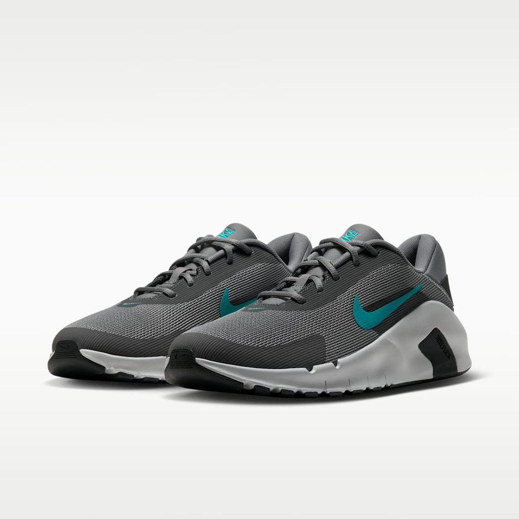 Nike Flex Train Men's Workout Shoes - Smoke Grey/Anthracite/Light Smoke Grey/Energy - Image 5