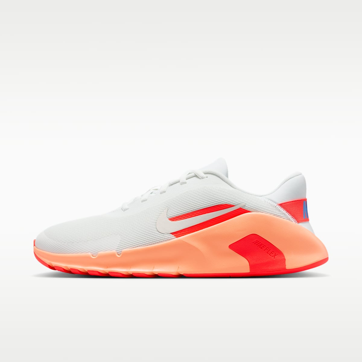 Nike Flex Train Men's Workout Shoes - Summit White/Orange Pulse/Hot Lava/Phantom - Image 1