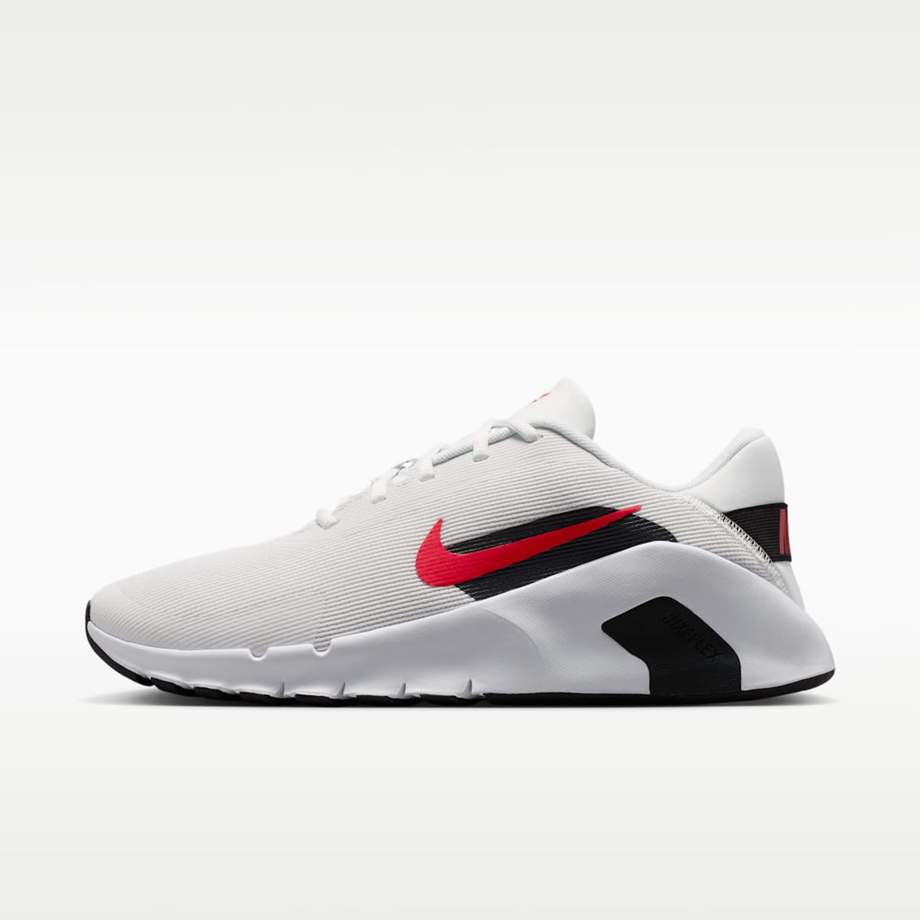 Nike Flex Train Men's Workout Shoes - Off White/White/Black/University Red - Image 1