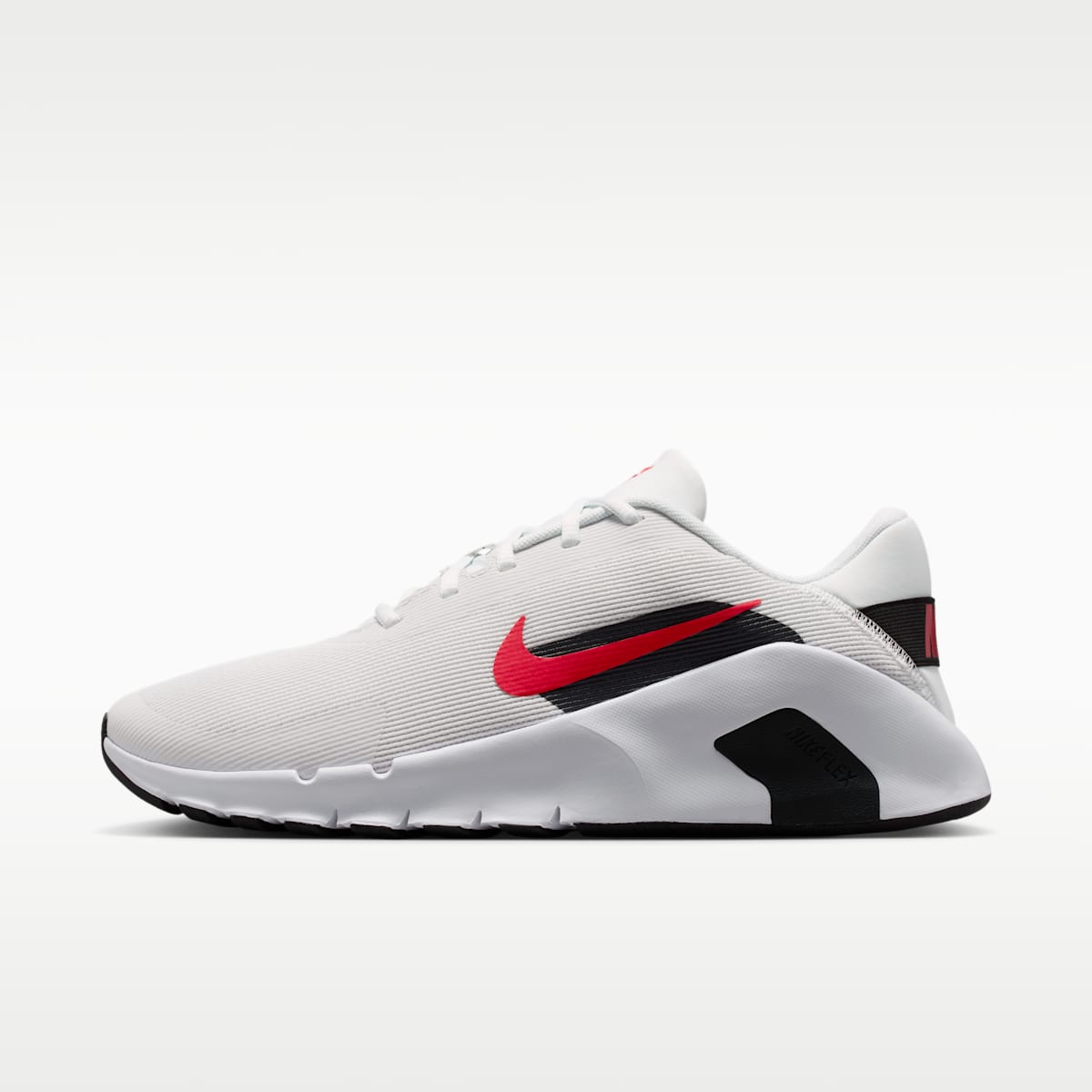 Nike Flex Train Men's Workout Shoes - Off White/White/Black/University Red - Image 1