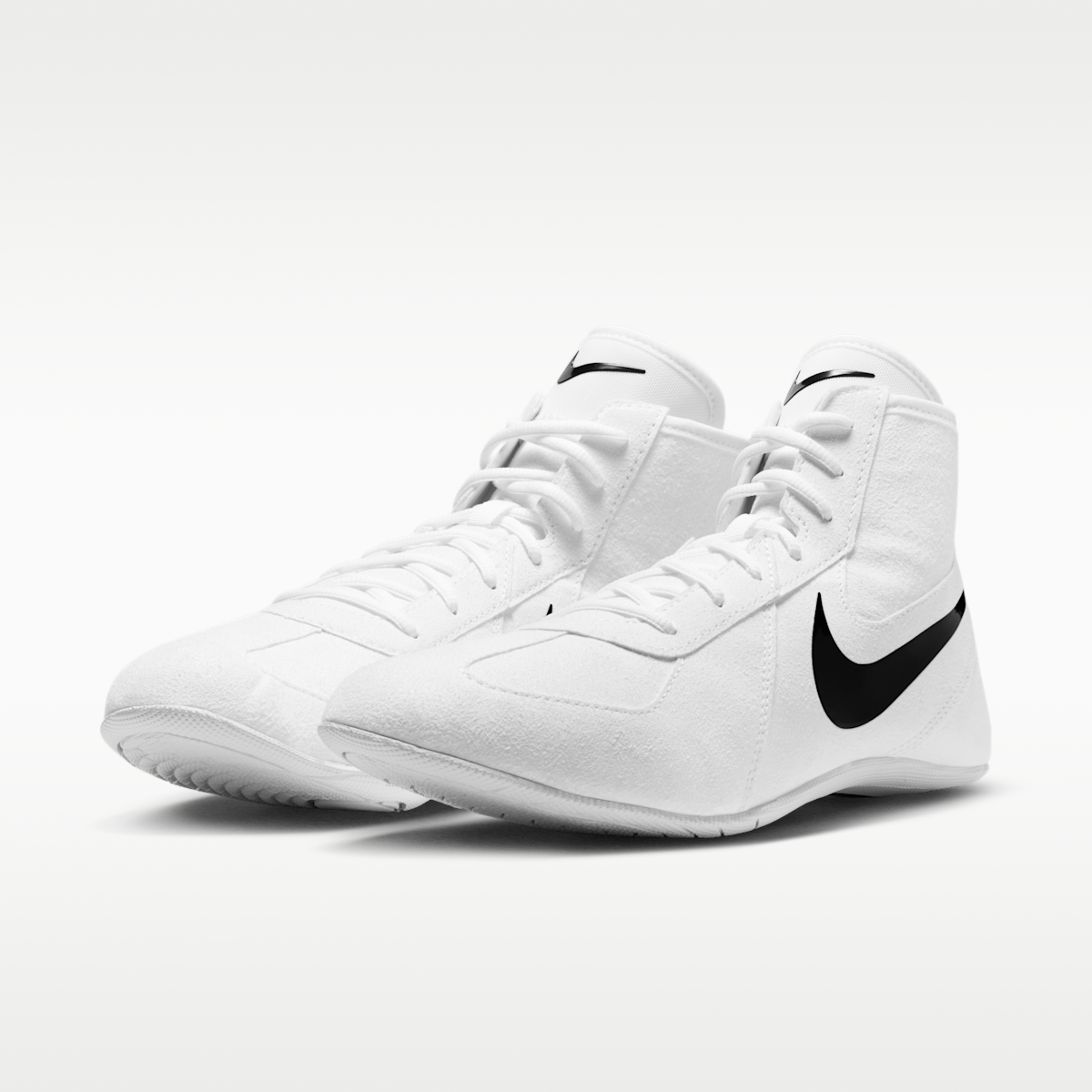 Women's Nike Footsweep 2 Men's Wrestling Shoes - White/Black