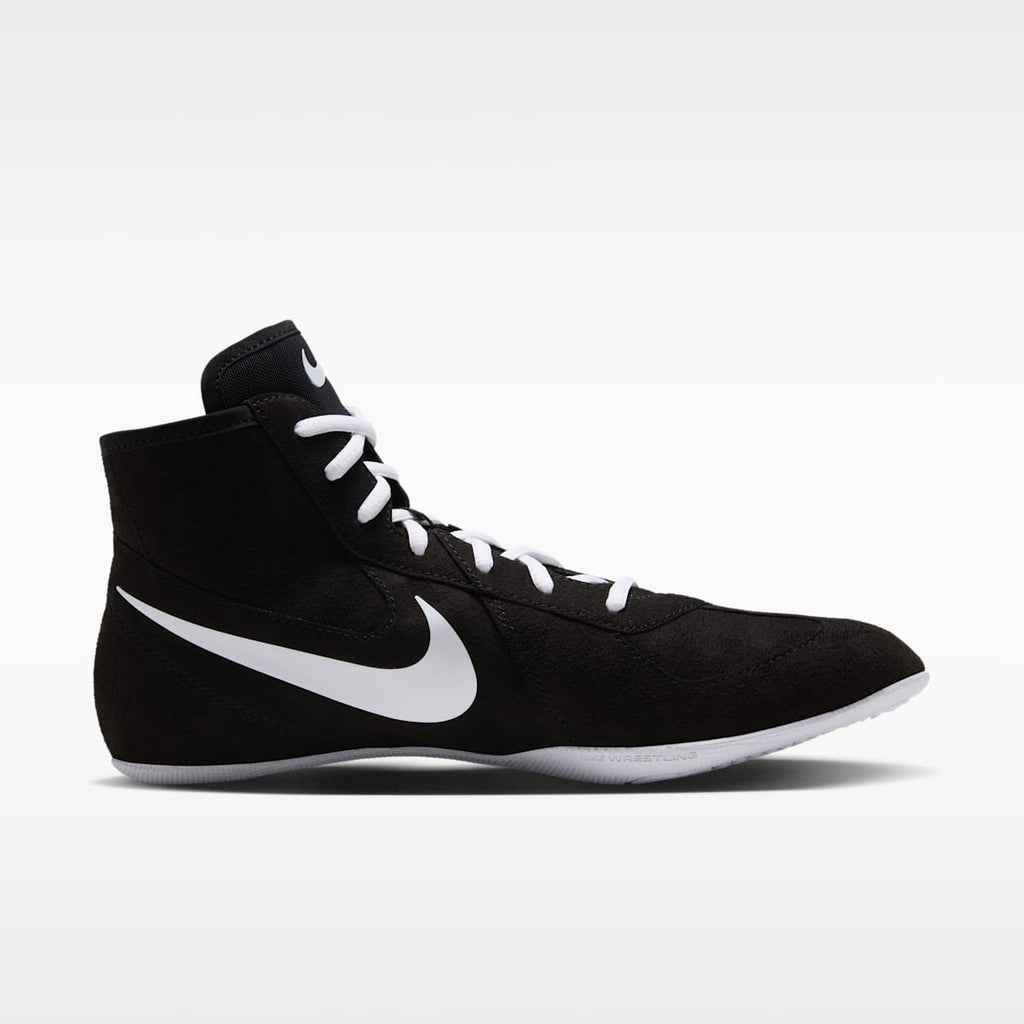 Nike Footsweep 2 Men's Wrestling Shoes - Black/White - Image 3