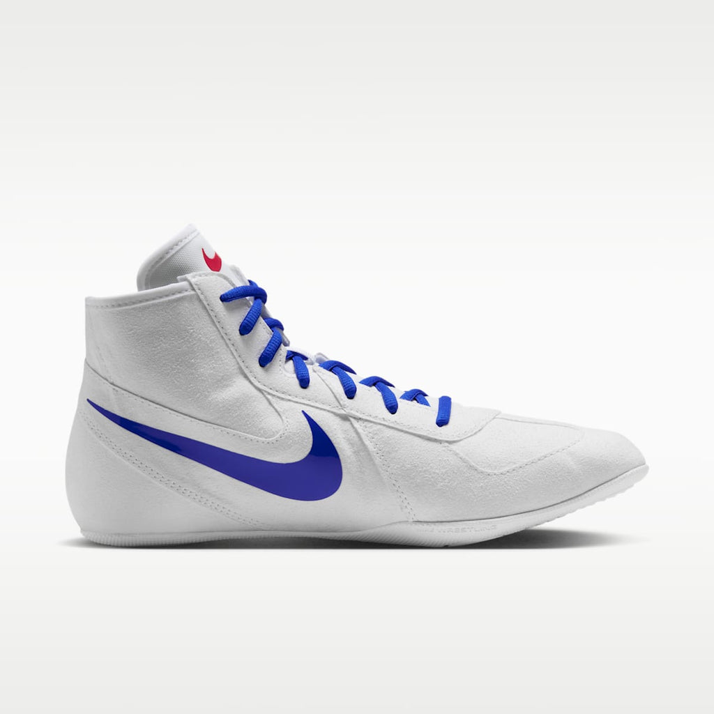 Nike Footsweep 2 Men's Wrestling Shoes - White/University Red - Image 3