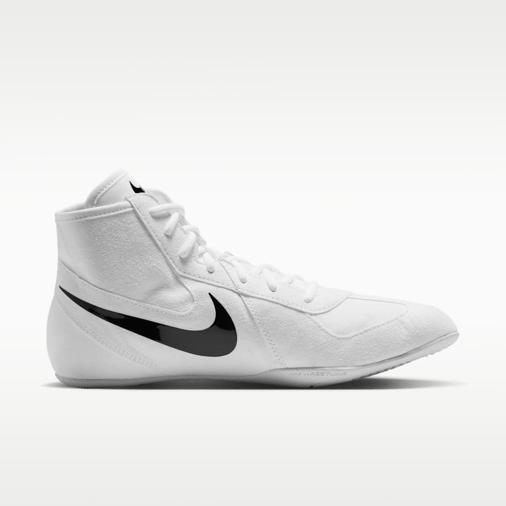 Nike Footsweep 2 Men's Wrestling Shoes - White/Black - Image 3