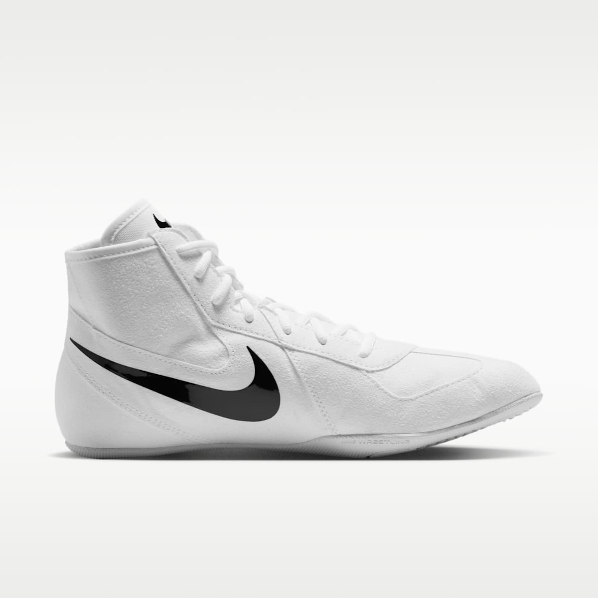Nike Footsweep 2 Men's Wrestling Shoes - White/Black - Image 3