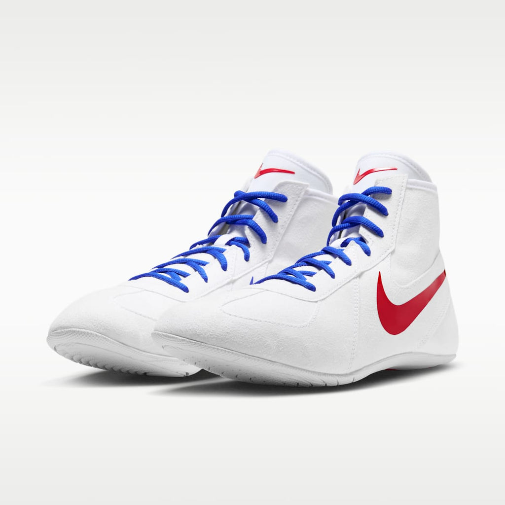 Nike Footsweep 2 Men's Wrestling Shoes - White/University Red - Image 5
