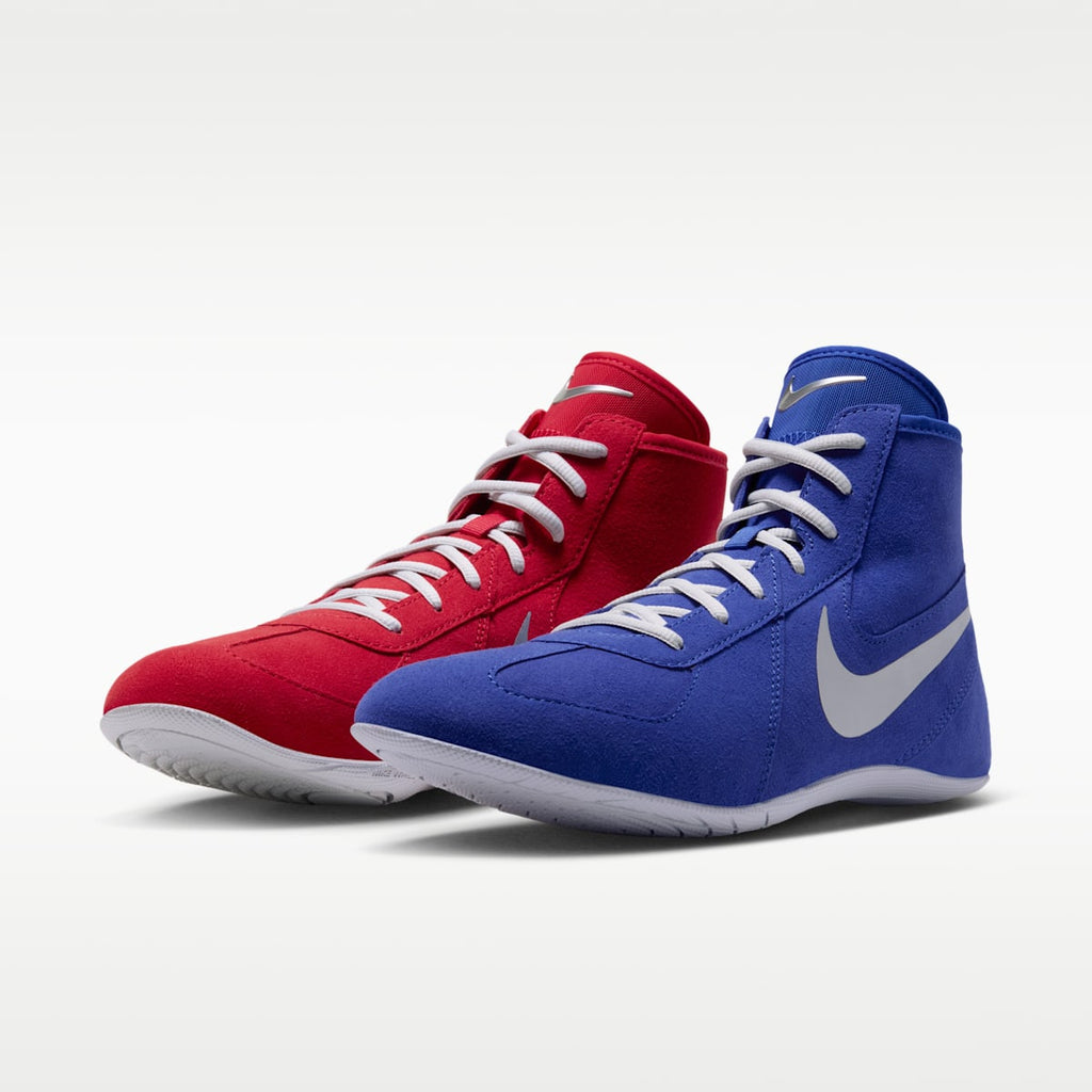 Nike Footsweep 2 Men's Wrestling Shoes - Hyper Royal/Metallic Silver - Image 5