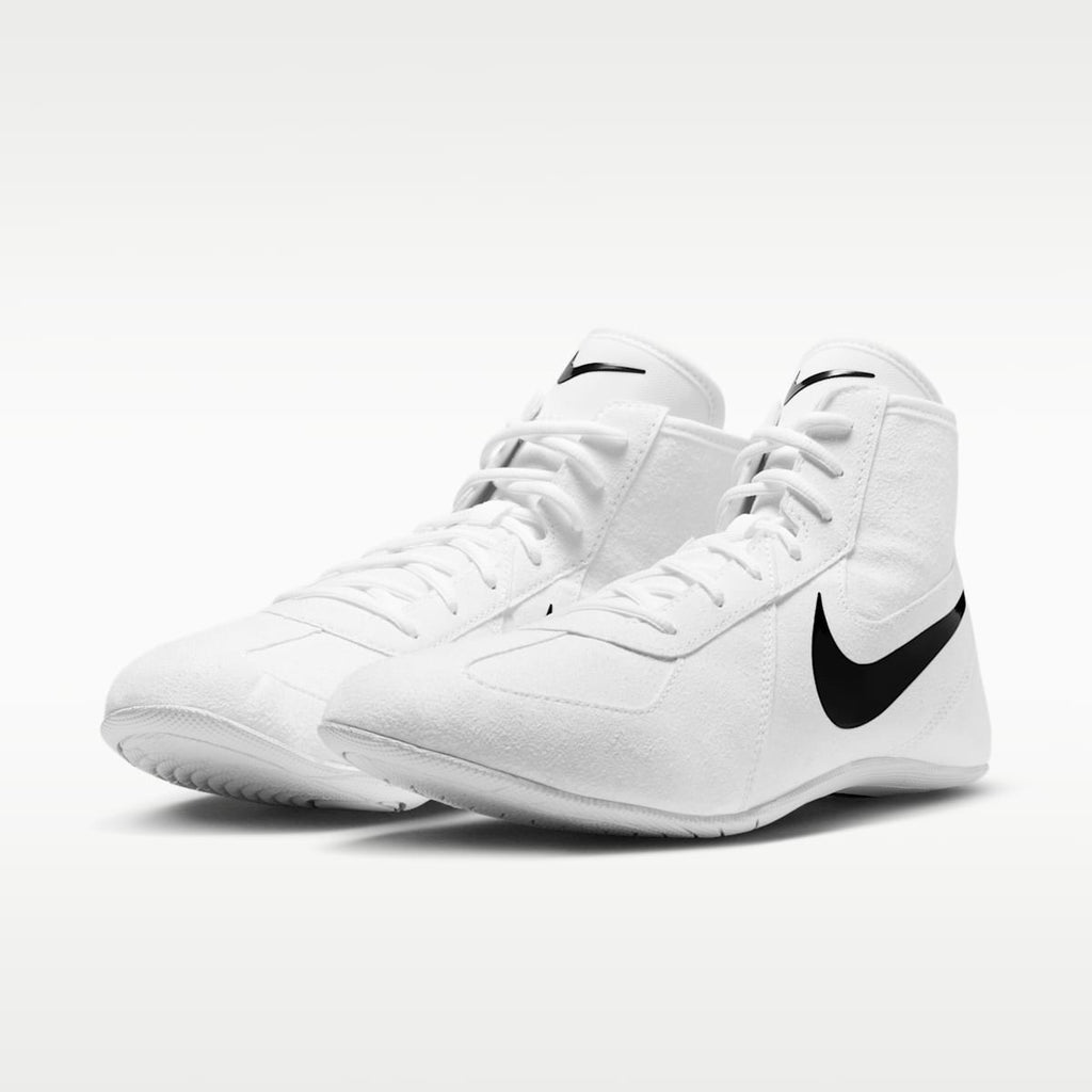 Nike Footsweep 2 Men's Wrestling Shoes - White/Black - Image 5