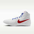 Women's Nike Footsweep 2 Men's Wrestling Shoes - White/University Red
